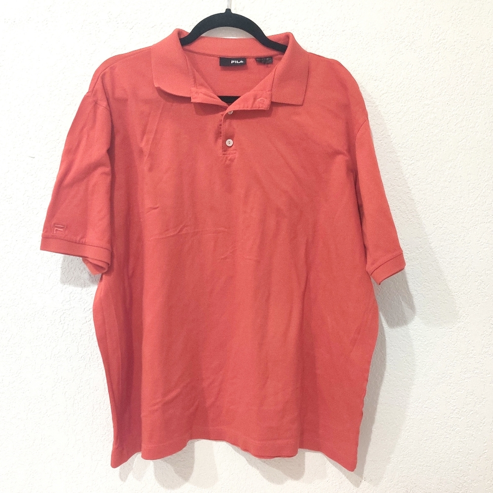 🥀3/$20 Fila Dark Orange XL Men's Shirt